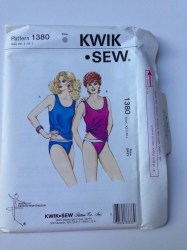 1380 KWIK SEW STRETCH TANK TOP, PANTIES PATTERN XS-LG